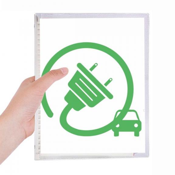 big plug energy vehicles protect environment notebook loose diary refillable journal statiry