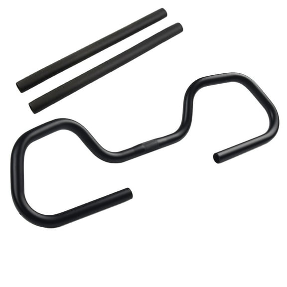 bike Butterfly Handlebar 25.4mm 580mm for Touring Trekking bike with 2PCS grip