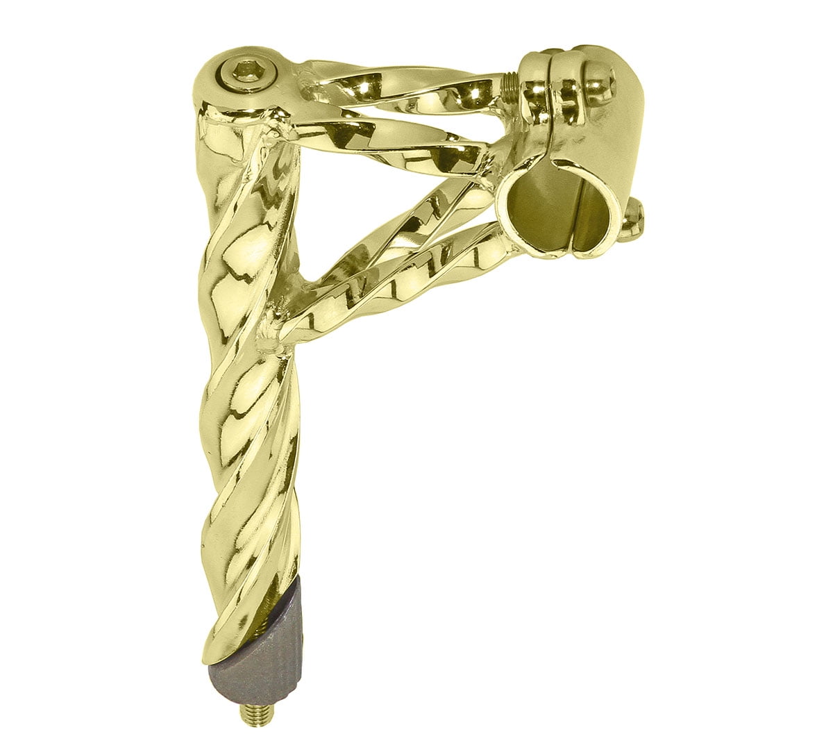 Lowrider Bicycle Wing Stem - 22.2mm Gold Handlebar Stem For Custom Bikes