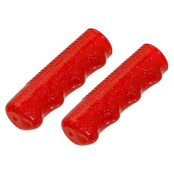 bike Lowrider Grips 7/8 long 95mm Sparkle/Red.bicycle Grips parts