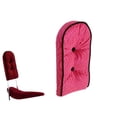 thumbnail image 1 of bike Sissy Bar Back Cushion Velour Pink.bicycle Sissy Bar parts, 1 of 1