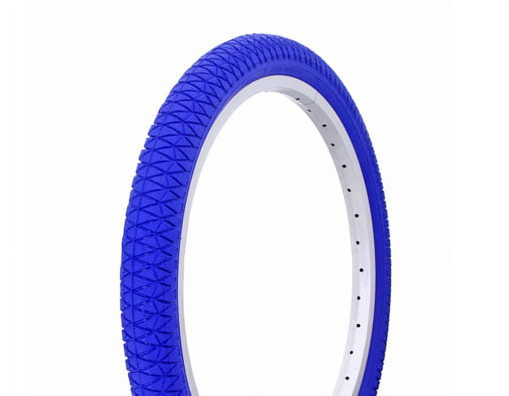 Pneu vélo 20 x 1,95 HF-884 noir/bleu flanc