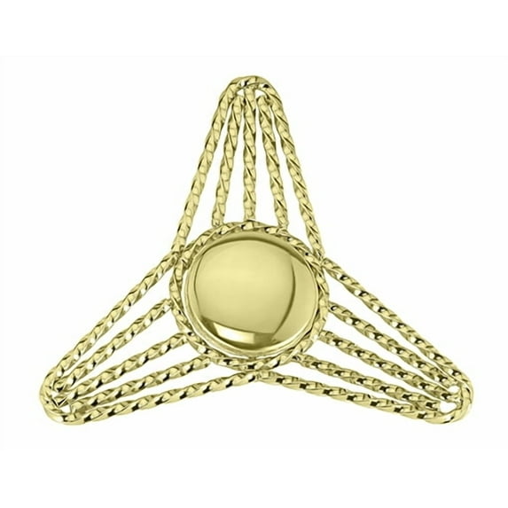 bike Triangle Twisted Knock-Off T/Less Gold. lowrider bicycle part