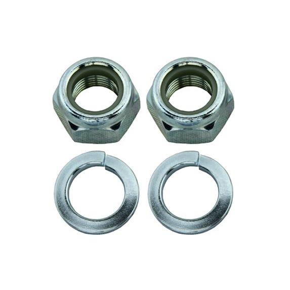 bike Trike Axls Nut and Washer set Chrome.