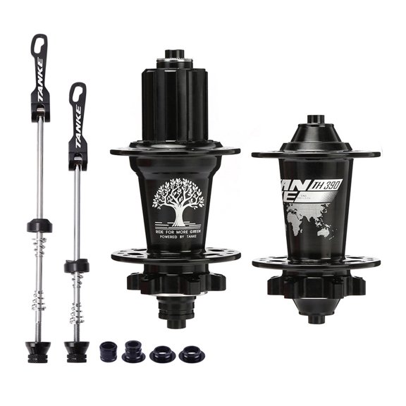 bike quick release Hub Bike Hub Mountain Bike Front & Rear Hub Set 36 Holes 6 Bearings with Quick Release