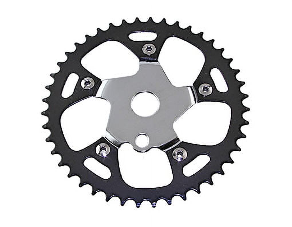 spe　0913 bike steel sprocket 913b 44t black and chrome.lowrider