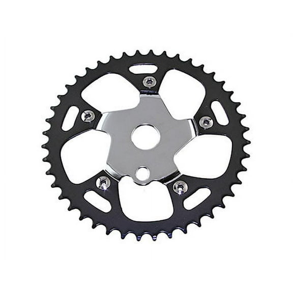 bike steel sprocket 913b 44t black and chrome.lowrider sprocket
