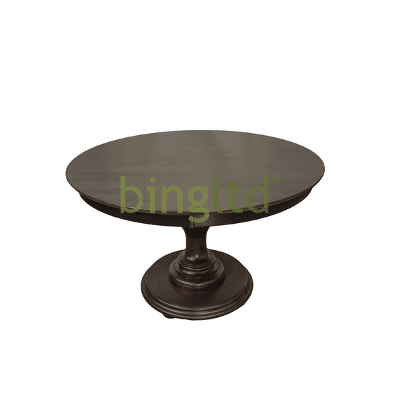 bingltd- 48" x 48" Wide 30" Tall Bradford Acorn Dining Table (TT4801-BLK-Bradford-Acorn)