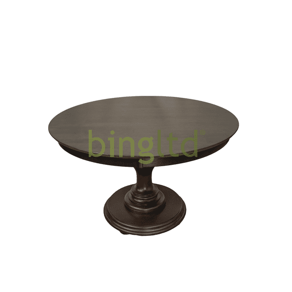 bingltd- 48" x 48" Wide 30" Tall Bradford Acorn Dining Table (TT4801-BLK-Bradford-Acorn)