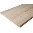 thumbnail image 1 of bingltd- 6 ft x 25 in x 1.5 in Unfinished Birch Solid Wood Butcher Block Countertop With Square Edge, 1 of 6