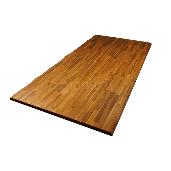 bingltd- Live Edge 80 in x 40 in x 1.5 inAcacia with Oil Rectangular Counter Top