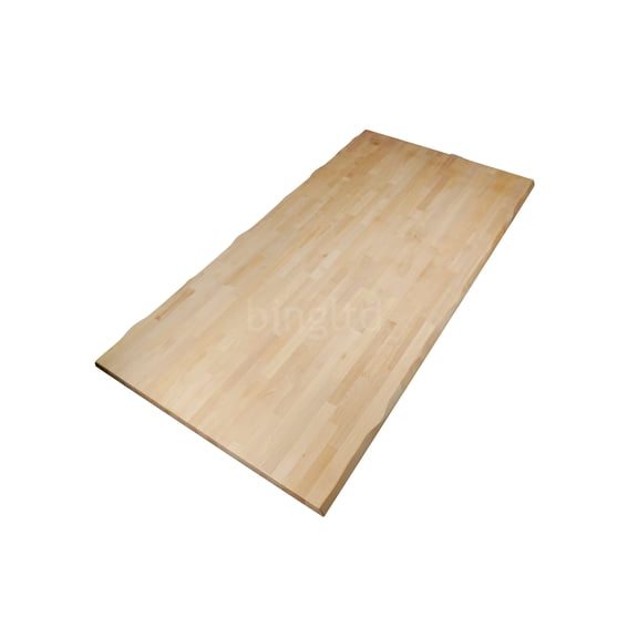 bingltd- Unfinished Live Edge 80" x 40" x 1.5 in Birch Rectangular Counter Top
