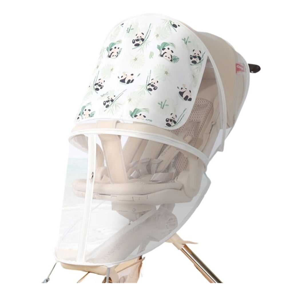 bingyu Universal Baby Stroller Mosquito Net, Full Coverage Zipper Bug Net with Sunshade, Foldable Portable for Strollers, Wagon & Pushchair