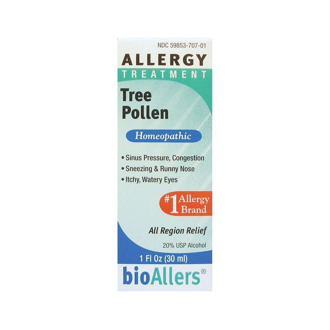 bioAllers Allergy Tree Pollen Treatment Homeopathic Formula May Help