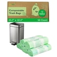 thumbnail image 1 of bioMat 13 Gallon Compostable Food Scrap Bags, BPI & CMA Certified, 50 Bags, 1 of 9