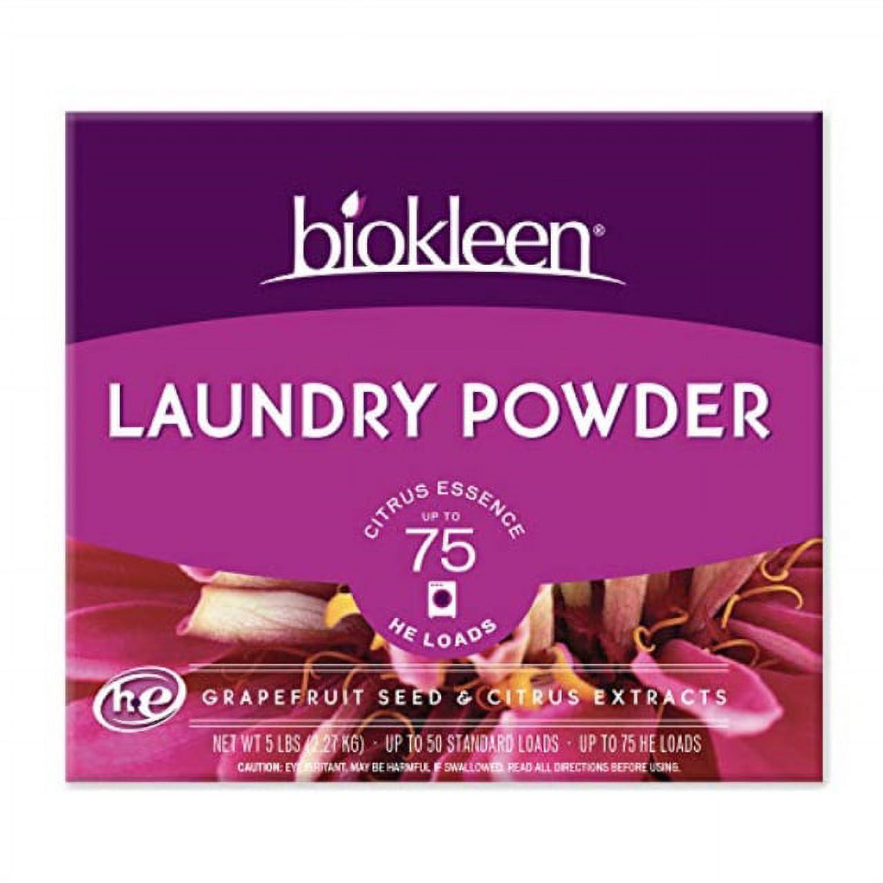 biokleen laundry detergent powder, concentrated, ecofriendly, non