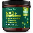 thumbnail image 1 of biophix NAD+ Micronized Resveratrol - Nicotinamide Riboside with Quercetin 1000mg per Serving 100 Veg Capsules, 1 of 9