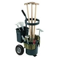 biosp Garden Carts Heavy Duty Rolling Lawn Yard Mobile Gardening