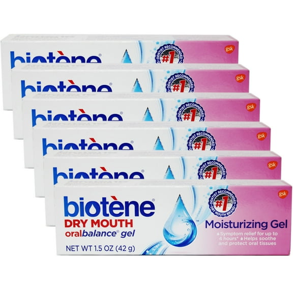 biotene Oralbalance Dry Mouth Moisturizer Gel 1.50 oz (Pack of 6)