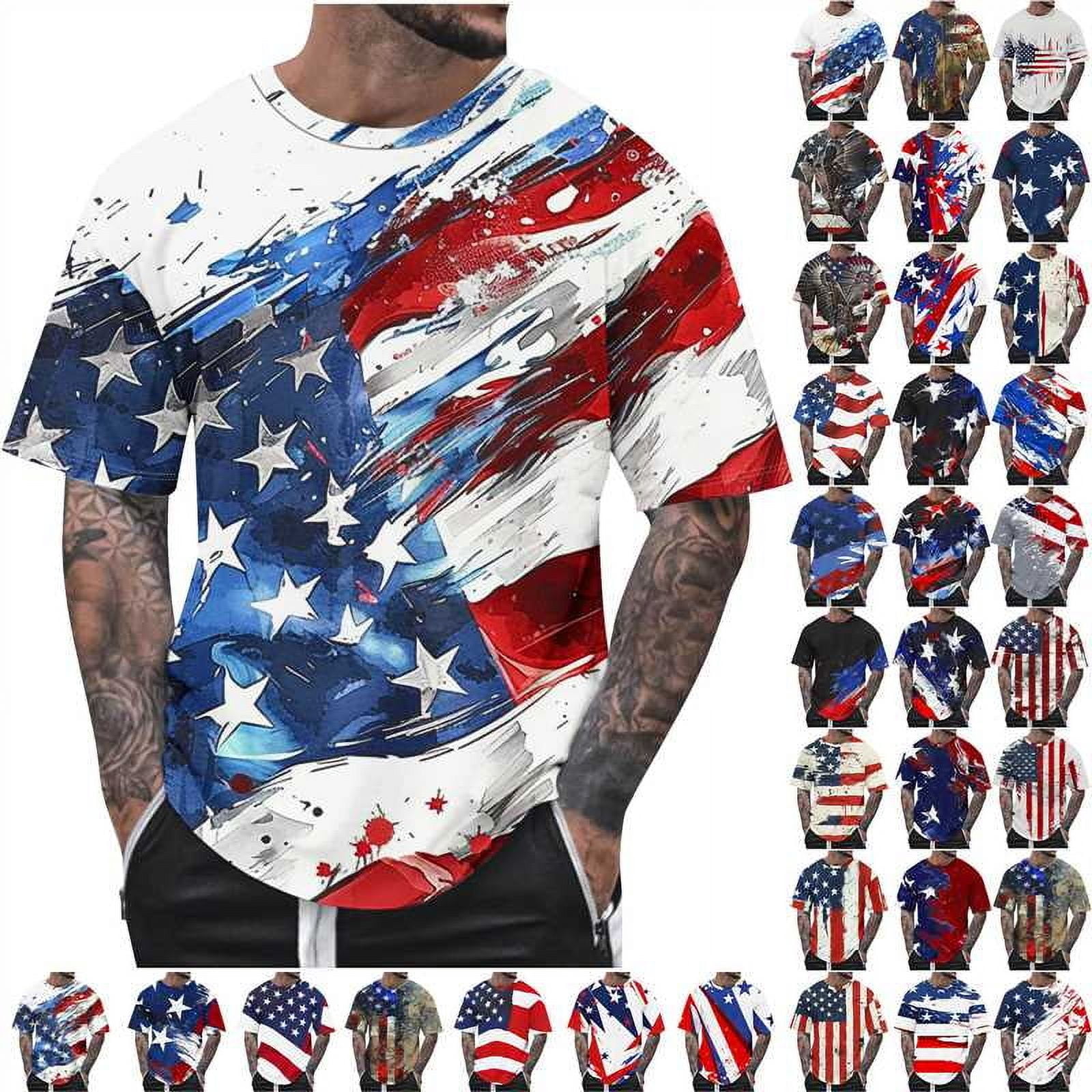 Women's "Party In The USA" 4th Of July T-Shirt - Patriotic Independence Day Tee, Dark Gray XX-Large