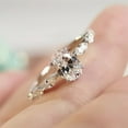 birthday gifts ring girl Women Engagement Rings Zircon Delicate