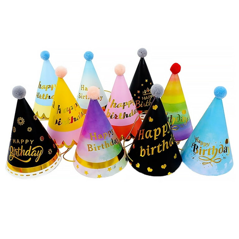 birthday hat 10Pcs Birthday Hat Party Hat Paper Hat Party