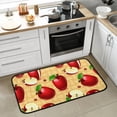 thumbnail image 1 of bisibuy Apples Ladybug Mats for Kitchen Floor Red Gold Non Slip Kitchen Rugs Absorbent Standing Mat Home Office Farmhouse Runner Rug Durable Throw Rug Doormat C95, 1 of 3