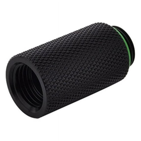 bitspower g1/4" male to female extender fitting, 30mm, matte black