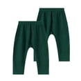 thumbnail image 1 of biudgviw 2PC Unisex Kids Pants Loose Fit Cropped Pants Toddler Boys Girls Casual Pleated Pull On Pants for Daily Wear(Army Green,5-6 Years), 1 of 5