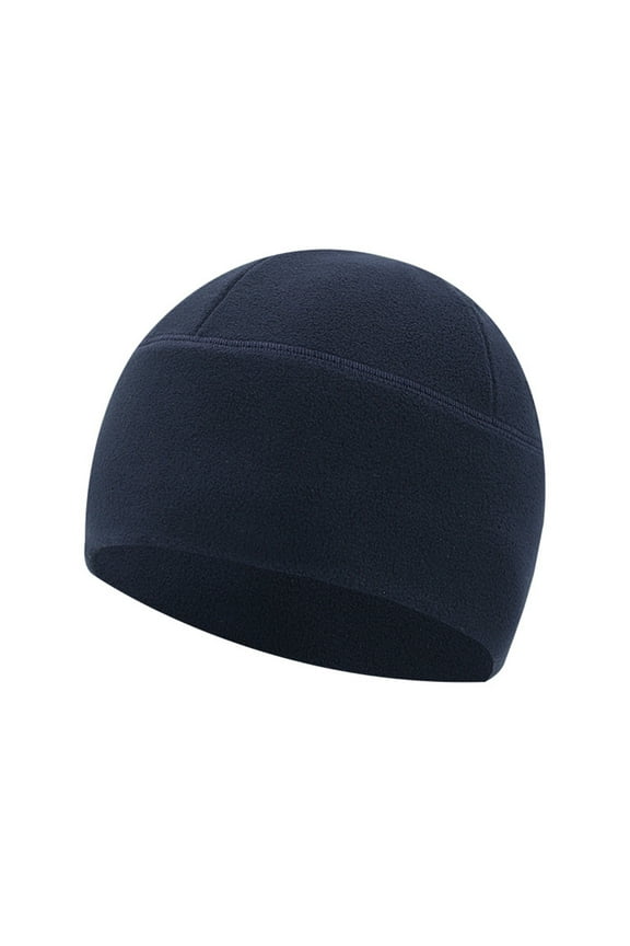 Beanie Hats for Men Women Warm Fleece Lined Windproof No Brim Caps Winter Soft Stretch Thermal Beanies Hats