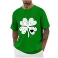 thumbnail image 1 of biudgviw Big and Tall Shirts for Men Drop Shoulder St. Patrick's Day Print Graphic Tees Soft Crewneck Short Sleeve Loose Fit Tops M-4XL, 1 of 3