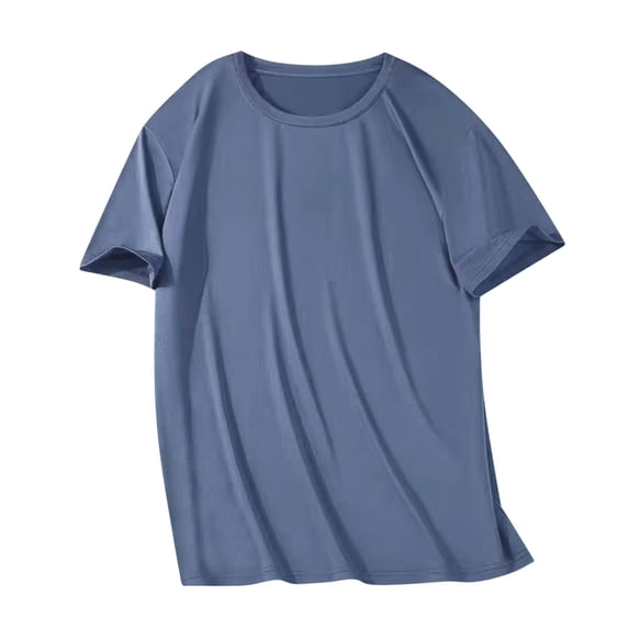 biudgviw Big and Tall T Shirts for Men Lightweight Casual Short Sleeve Basic Tees Summer Crewneck Loose Fit Tops M-5XL