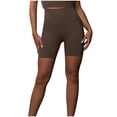 thumbnail image 1 of biudgviw Biker Shorts for Women Butt Lifter High Waisted Stretch Athletic Shorts Seamless Summer Breathable Workout Shorts, 1 of 7