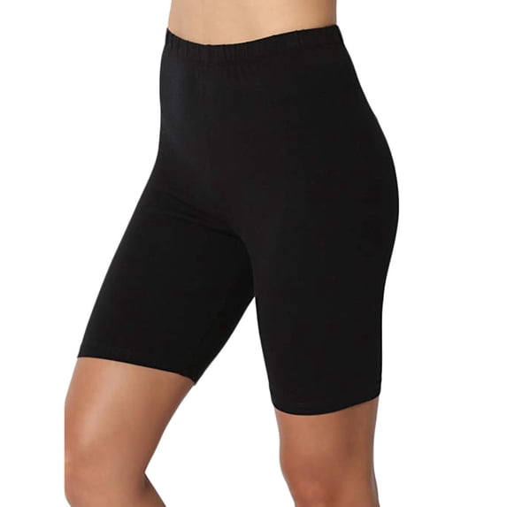 biudgviw Biker Shorts for Women High Waisted Athletic Bermuda Leggings Plus Size Workout Yoga Soft Summer Shorts