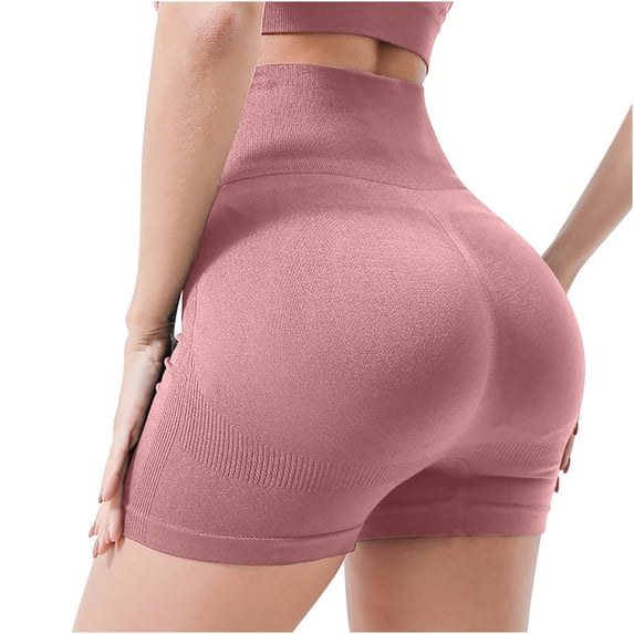 biudgviw Biker Shorts for Women High Waisted Athletic Yoga Shorts Butt Lifter Workout Running Shorts