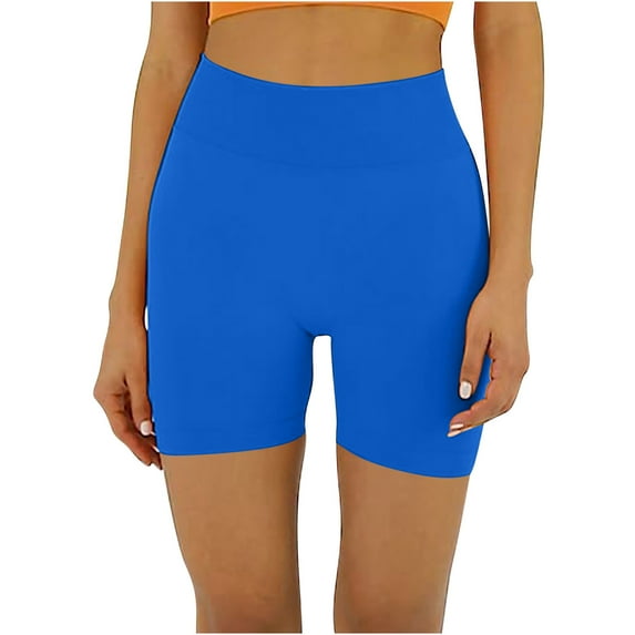 biudgviw Biker Shorts for Women High Waisted Stretch Athletic Shorts Butt Lifting Seamless Workout Shorts for Running Yoga