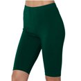 thumbnail image 1 of biudgviw Biker Shorts for Women High Waisted Stretch Athletic Yoga Knee Length Leggings Seamless Plus Size Running Shorts, 1 of 5