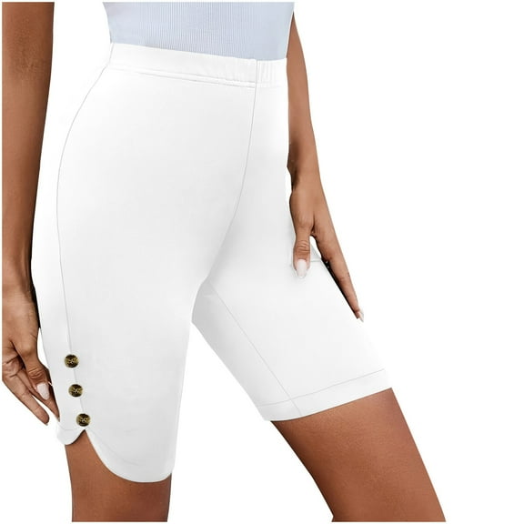 biudgviw Biker Shorts for Women Yoga High Waist Compression Athletic Running Shorts Summer Stretch Workout Jogging Volleyball Shorts