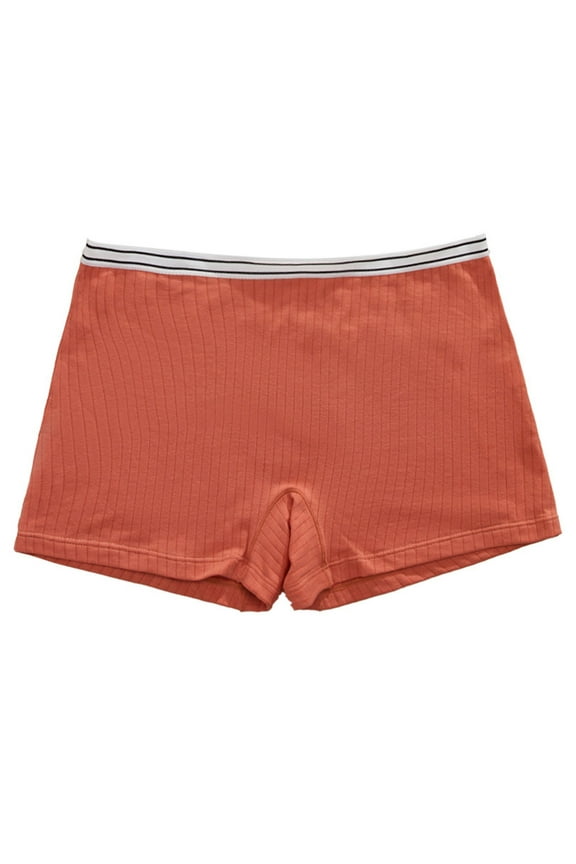 Boxer Briefs for Women Soft Stretch Mid Waisted Boyshorts Seamless Comfortable Panties Full Coverage Underwear