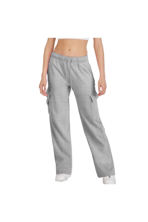 Cargo Pants for Women Lounge High Waisted Hiking Pants with Pockets Loose Wide Leg Outdoor Climbing Pants