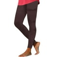 thumbnail image 1 of biudgviw Fleece Lined Leggings for Women Warm Winter Thermal Tights Casual Solid Color Elastic Waisted Yoga Pants, 1 of 6