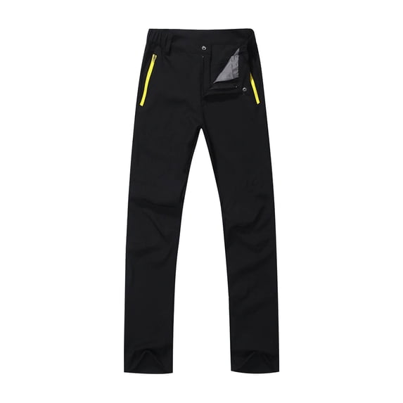 biudgviw Hiking Pants for Women Athletic Mid Waisted Straight Leg Pants Outdoor Windproof Waterproof Stretch Pants with Pockets