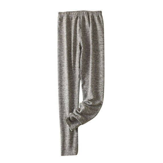 biudgviw Leggings for Women Brushed Lightweight Elastic Waisted Warm Underwear Bottoms Casual Thermal Winter Lounge Pants