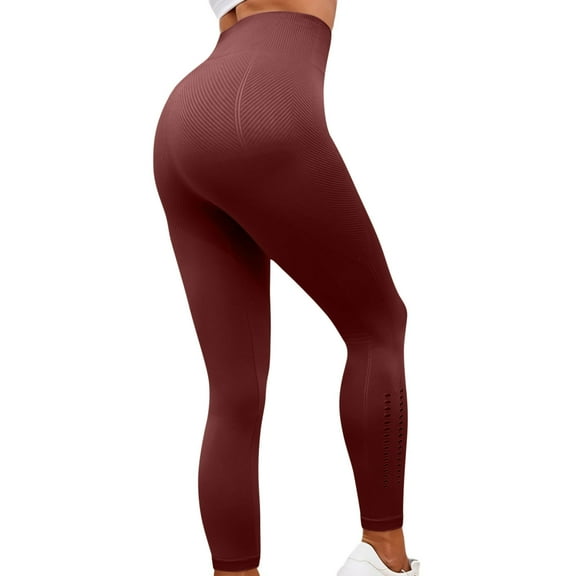 biudgviw Leggings for Women High Waisted Pull on Workout Leggings Stretch Comfy Yoga Pants Training Leggings for Runnings