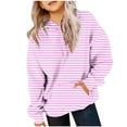 thumbnail image 1 of biudgviw Long Sleeve Hoodies for Children Casual Fall V Neck Pullover Shirts Trendy Printed Oversized Sweatshirt, 1 of 3