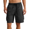 thumbnail image 1 of biudgviw Men's Cargo Hiking Shorts Belted Outdoor Travel Shorts Lightweight Summer Casual Work Shorts with Multi Pockets, 1 of 7