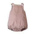 thumbnail image 1 of biudgviw Newborn Baby Girl Bodysuit Plaid Sleeveless Tank Romper Infant Summer Clothes Cute Buttons Casual Onesies(Khaki,1-3 Months), 1 of 7