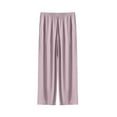 thumbnail image 1 of biudgviw Pajama Pants for Men Soft Elastic Waisted Sleep Pants Comfy Solid Color Wide Leg Lounge Pjs Bottoms Sleepwear, 1 of 7