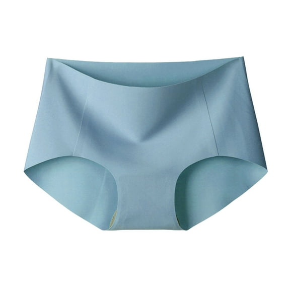 biudgviw Panties for Women Seamless Mid Waist No Show Breathable Underwear Soft Stretchy Full Coverage Briefs