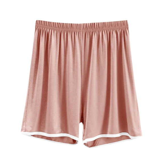 biudgviw Plus Size Pajama Shorts for Women Soft Modal Elastic Waist Shorts Lightweight Loose Lounge Shorts Comfy Pj Bottoms